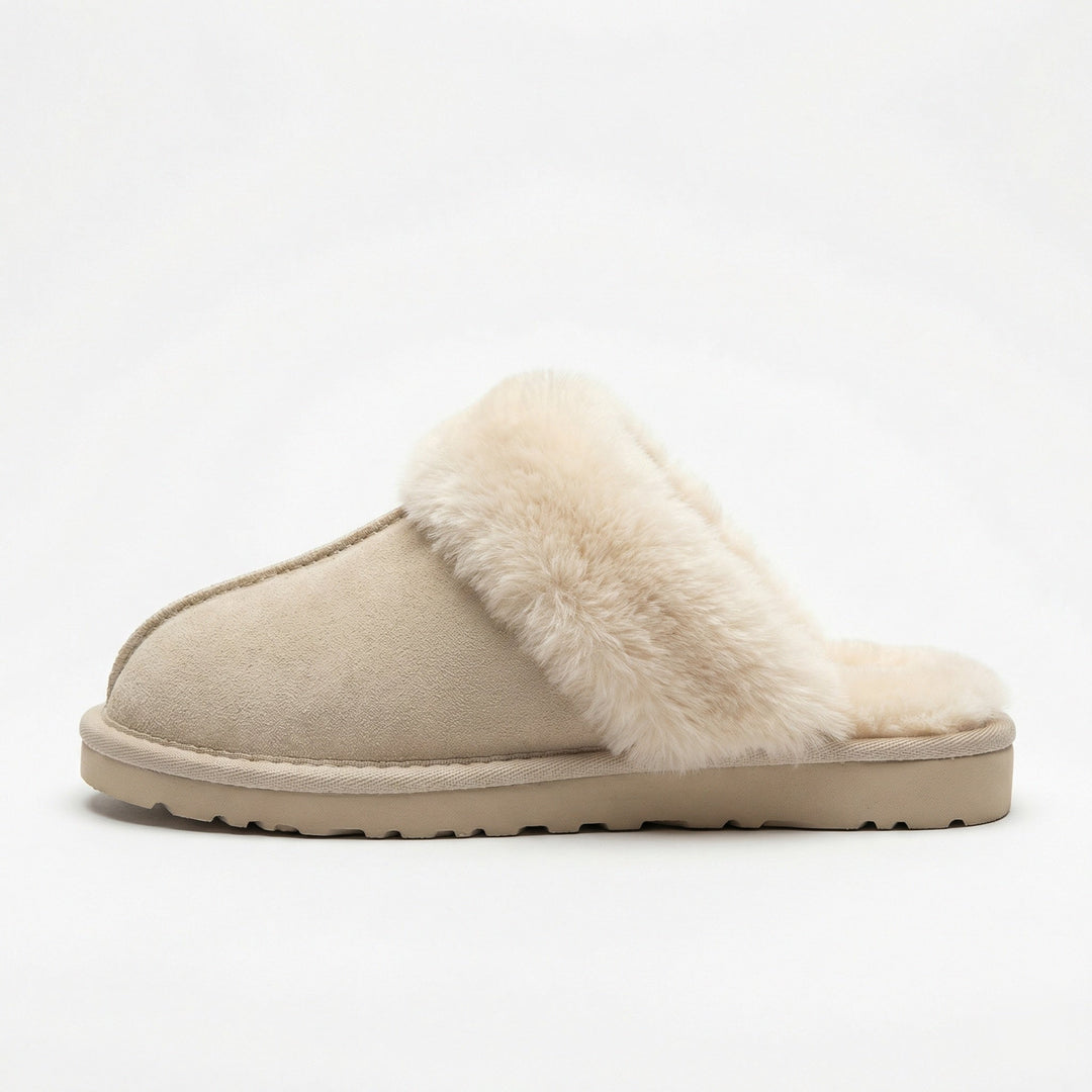 Träskor - Dam Retro Mocka Slip-On Mule-Eva Jonsson