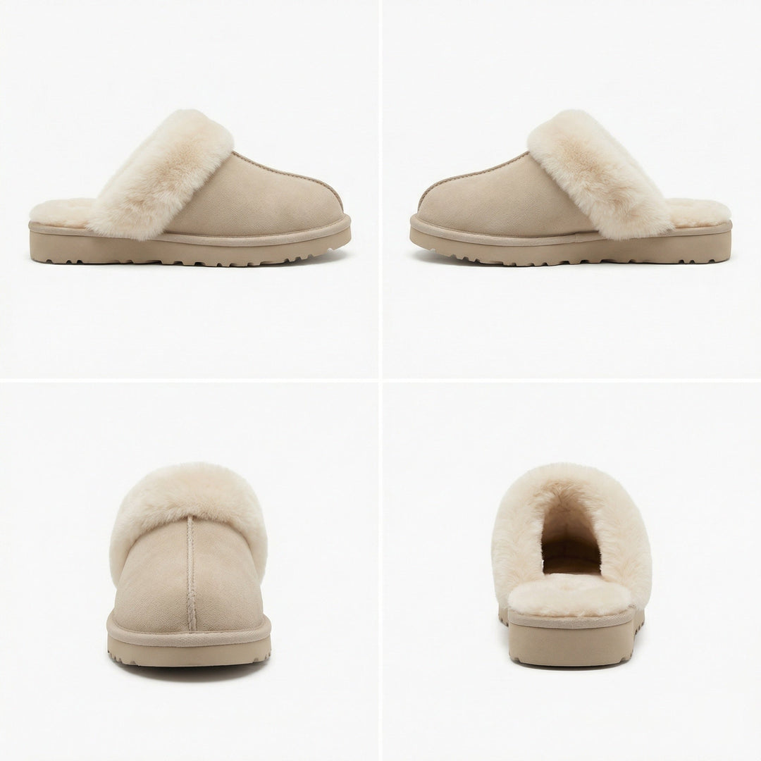 Träskor - Dam Retro Mocka Slip-On Mule-Eva Jonsson
