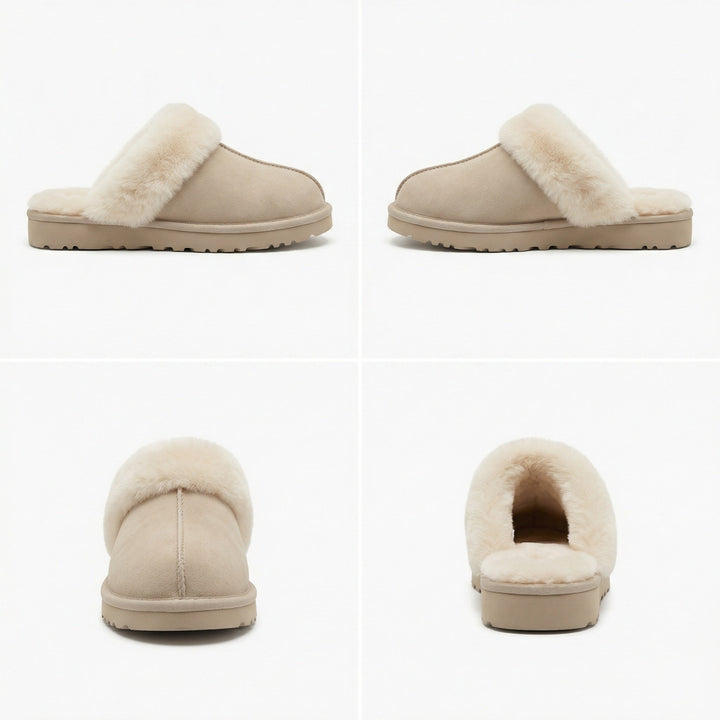 Träskor - Dam Retro Mocka Slip-On Mule-Eva Jonsson