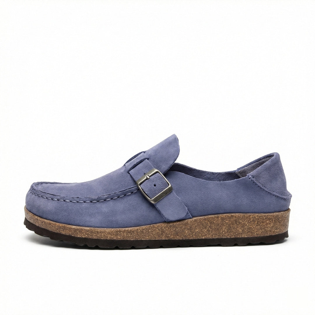 Träskor - Dam Retro Mocka Slip-On Mule-Eva Jonsson