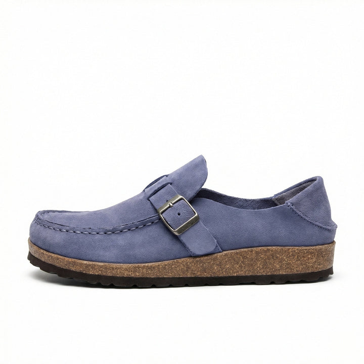 Träskor - Dam Retro Mocka Slip-On Mule-Eva Jonsson