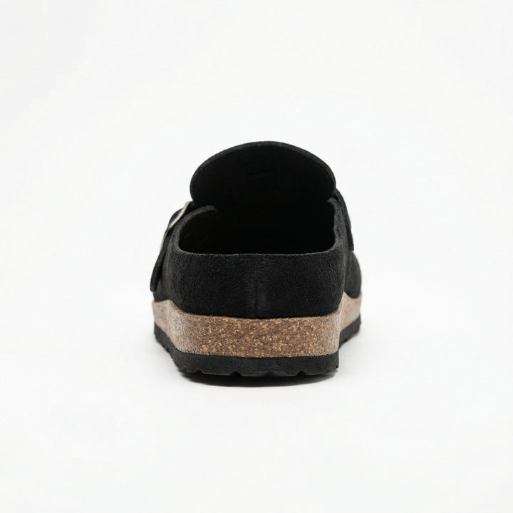 Träskor - Dam Retro Mocka Slip-On Mule-Eva Jonsson