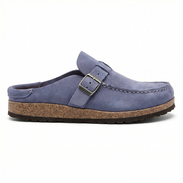 Träskor - Dam Retro Mocka Slip-On Mule-Eva Jonsson