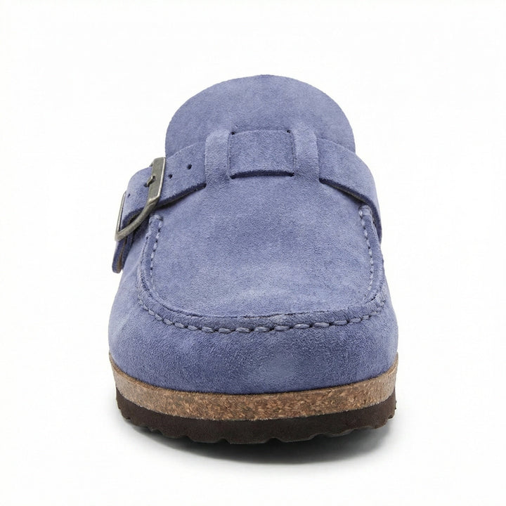 Träskor - Dam Retro Mocka Slip-On Mule-Eva Jonsson