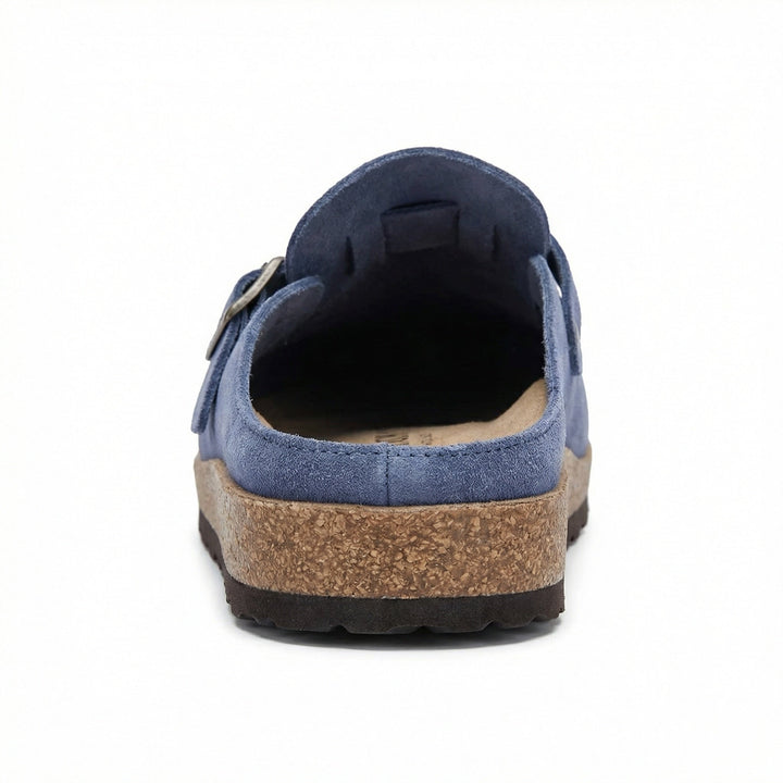 Träskor - Dam Retro Mocka Slip-On Mule-Eva Jonsson