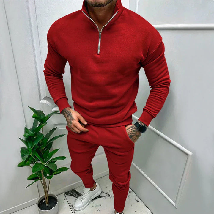 Tvådelat Set - Half-Zip - Långärmad - Vinteroutfit - Co-Ord Sets Herr-Eva Jonsson