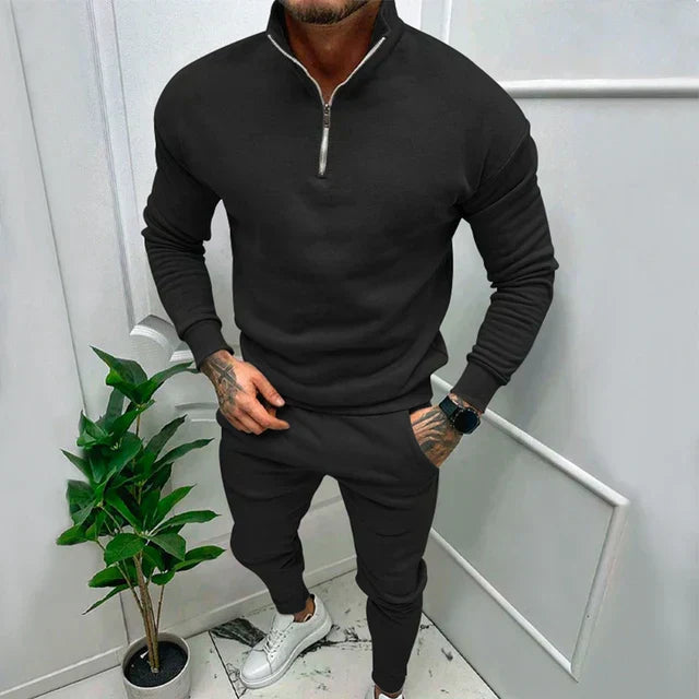 Tvådelat Set - Half-Zip - Långärmad - Vinteroutfit - Co-Ord Sets Herr-Eva Jonsson