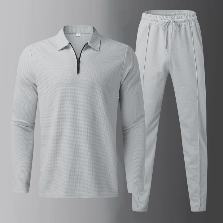 Tvådelat set - Långärmad - Dragsko - Sweatshirt-set - Loungewear för herrar-Eva Jonsson