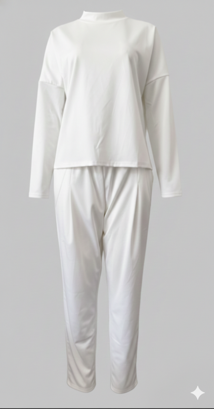 Tvådelat set - Långärmad - Överdimensionerad pullover - Co-Ord Set - Damkläder-Eva Jonsson