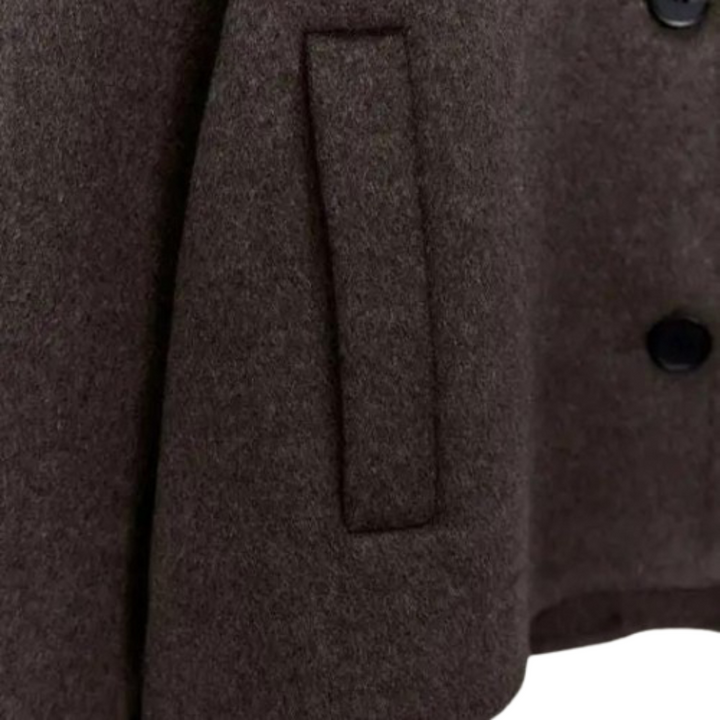 Ulljacka | Enkelknäppt | Löst sittande | Kort ullrock | Trenchcoat i ull för damer-Eva Jonsson
