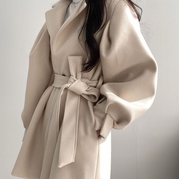 Ullkappa | Medellång | Enkelknäppt | Ulltrenchcoat | Damjackor-Eva Jonsson