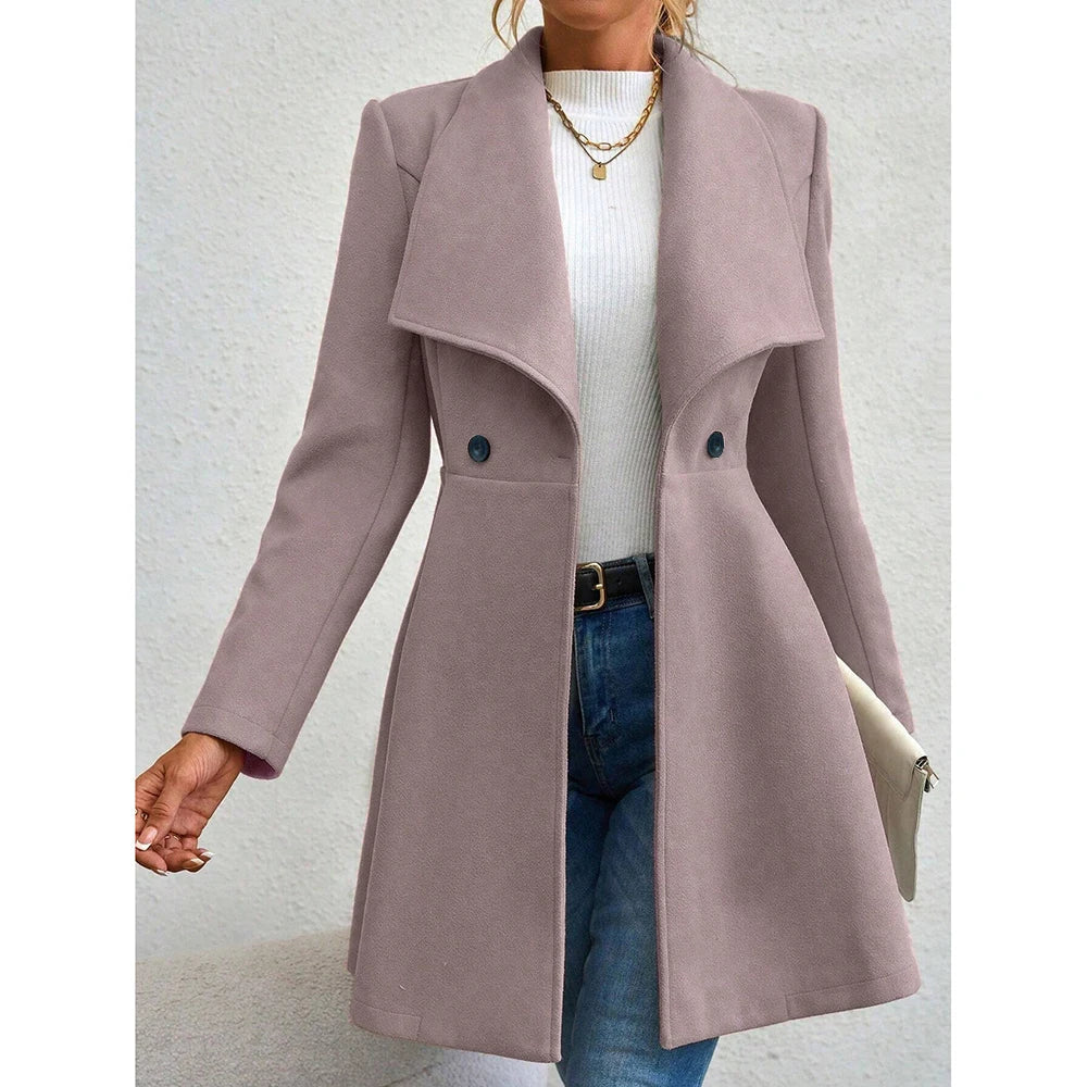Ullrock | Klassisk | Medellång | Trenchcoat i ull | Damrock-Eva Jonsson