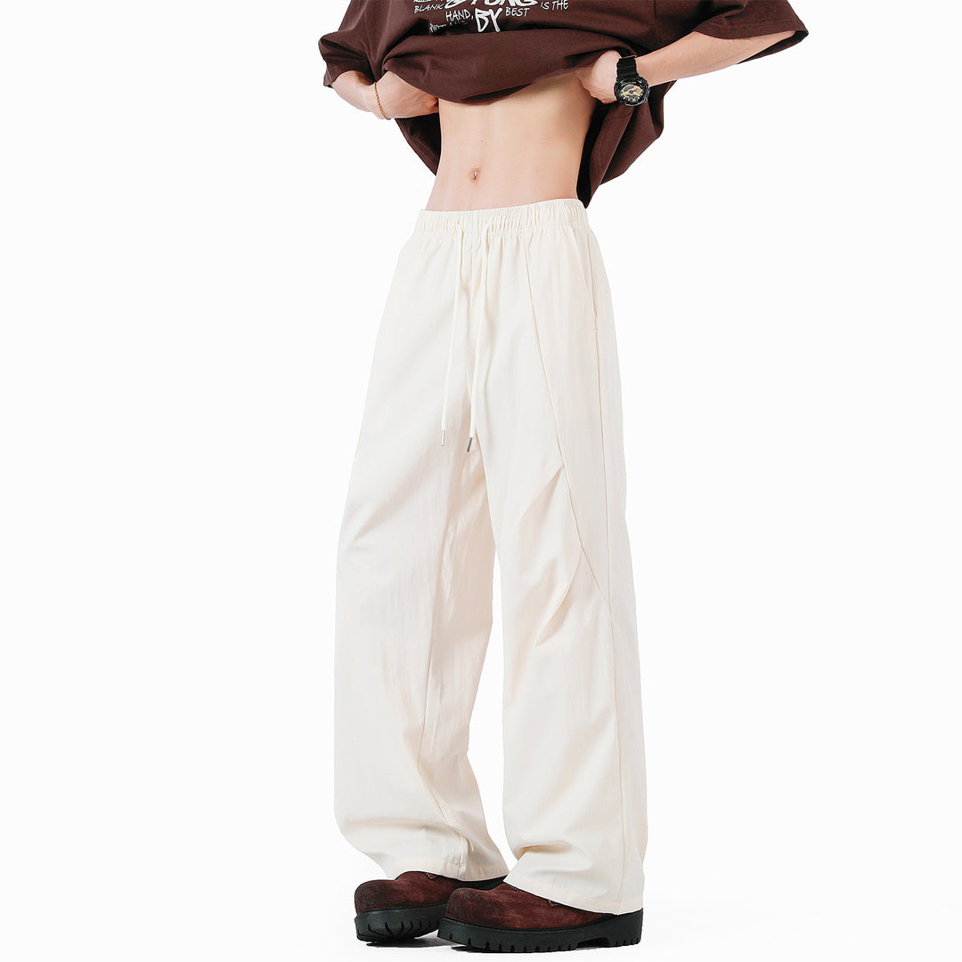 Unisex elegante Freizeithose mit hohem Bund und lockerer Passform Mirla-Eva Jonsson