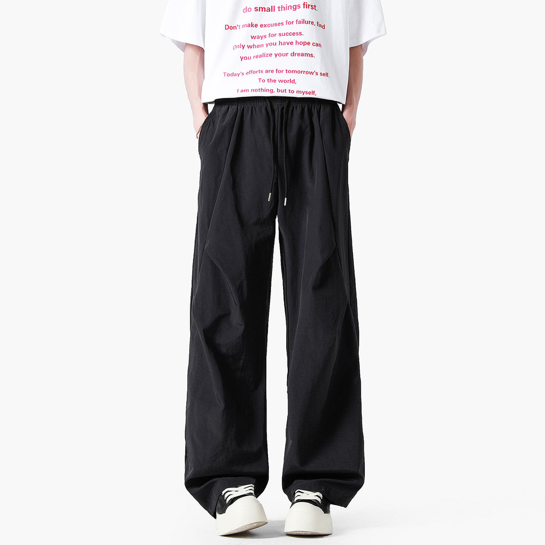 Unisex elegante Freizeithose mit hohem Bund und lockerer Passform Mirla-Eva Jonsson
