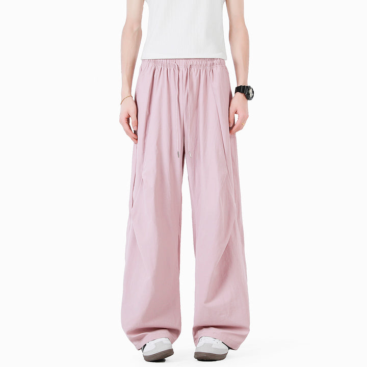 Unisex elegante Freizeithose mit hohem Bund und lockerer Passform Mirla-Eva Jonsson