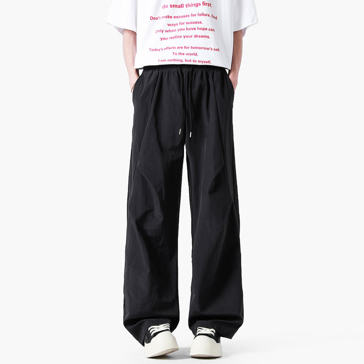 Unisex elegante Freizeithose mit hohem Bund und lockerer Passform Mirla-Eva Jonsson