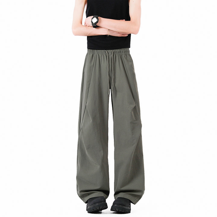 Unisex elegante Freizeithose mit hohem Bund und lockerer Passform Mirla-Eva Jonsson