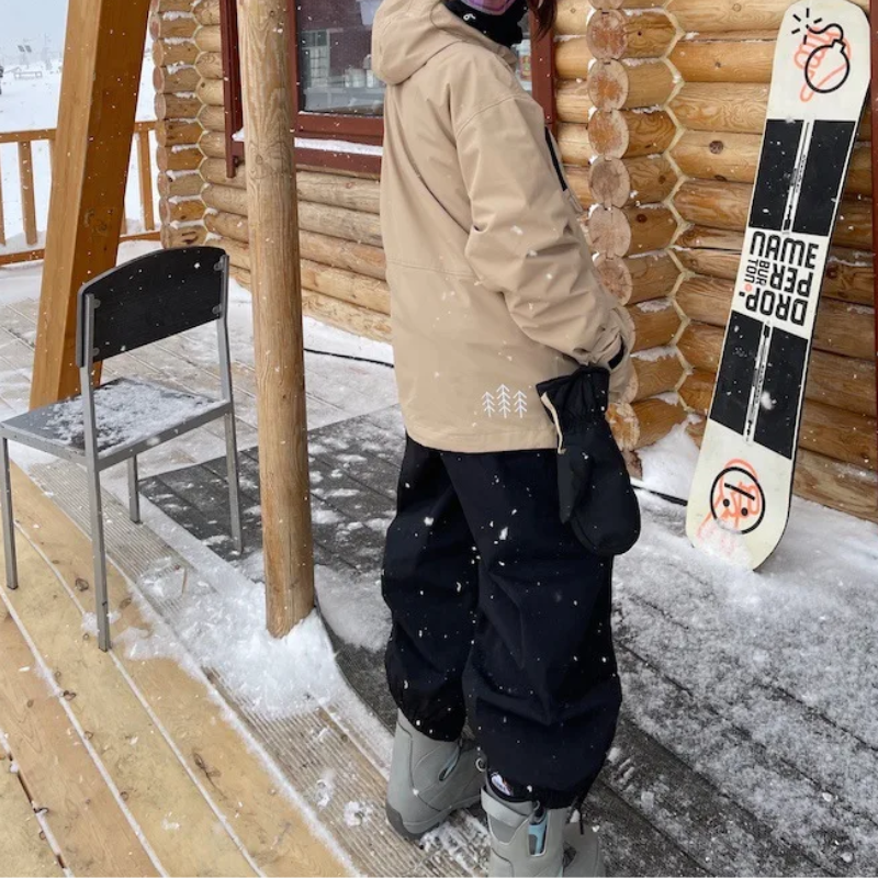 Varm Baggy-byxa med Isolering & Perfekt för Skidåkning och Snowboard | Mirla-Eva Jonsson