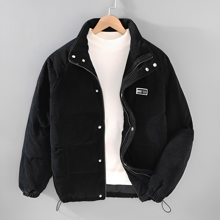 Vinterjacka - Corduroy - Zip-Up - Pufferjacka - Vinterjackor för män-Eva Jonsson