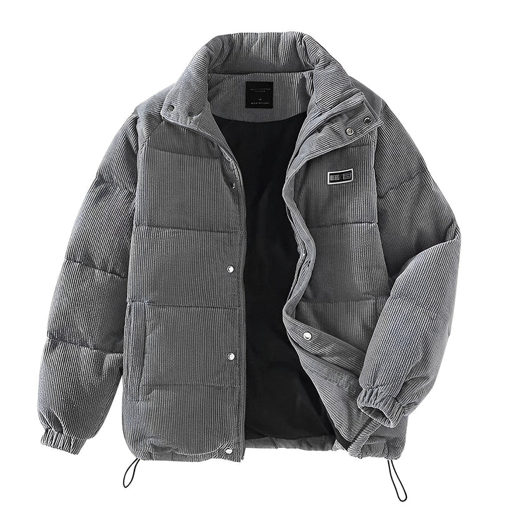 Vinterjacka - Corduroy - Zip-Up - Pufferjacka - Vinterjackor för män-Eva Jonsson