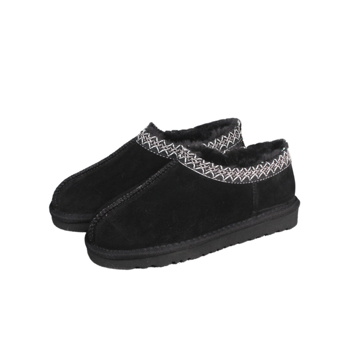 Vinterskor - Mocka - Pälsfodrad - Slip-On Stövlar - Vinterstövlar Dam-Eva Jonsson