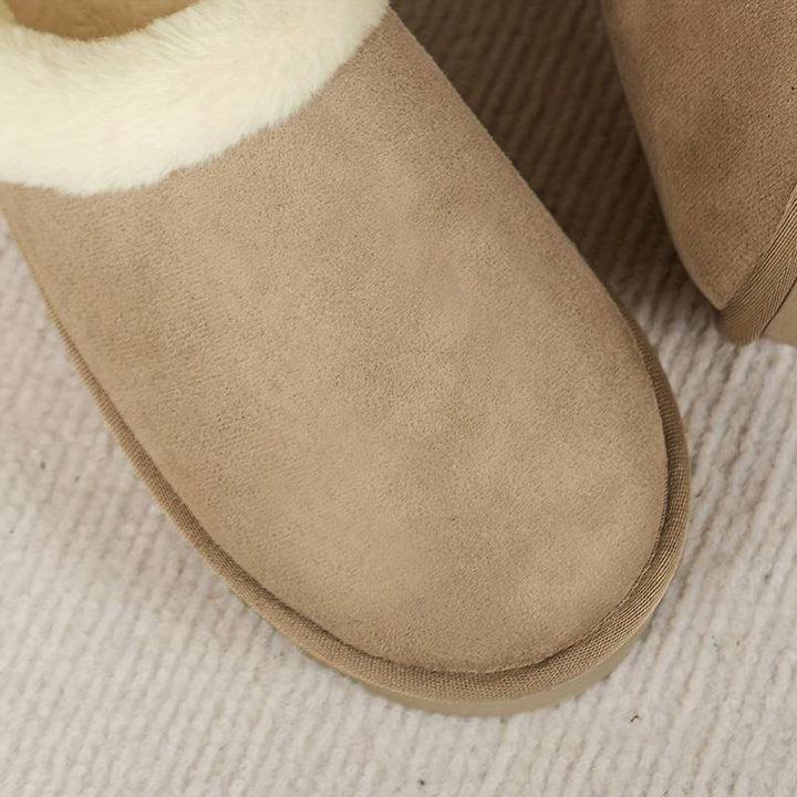 Vintertofflor - Päls - Slip-On - Inomhus tofflor - Hus tofflor-Eva Jonsson
