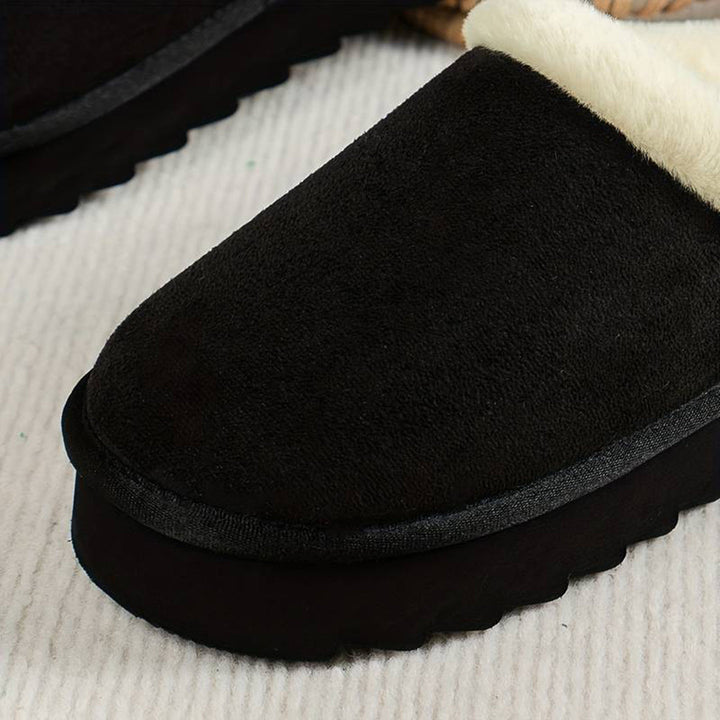 Vintertofflor - Päls - Slip-On - Inomhus tofflor - Hus tofflor-Eva Jonsson