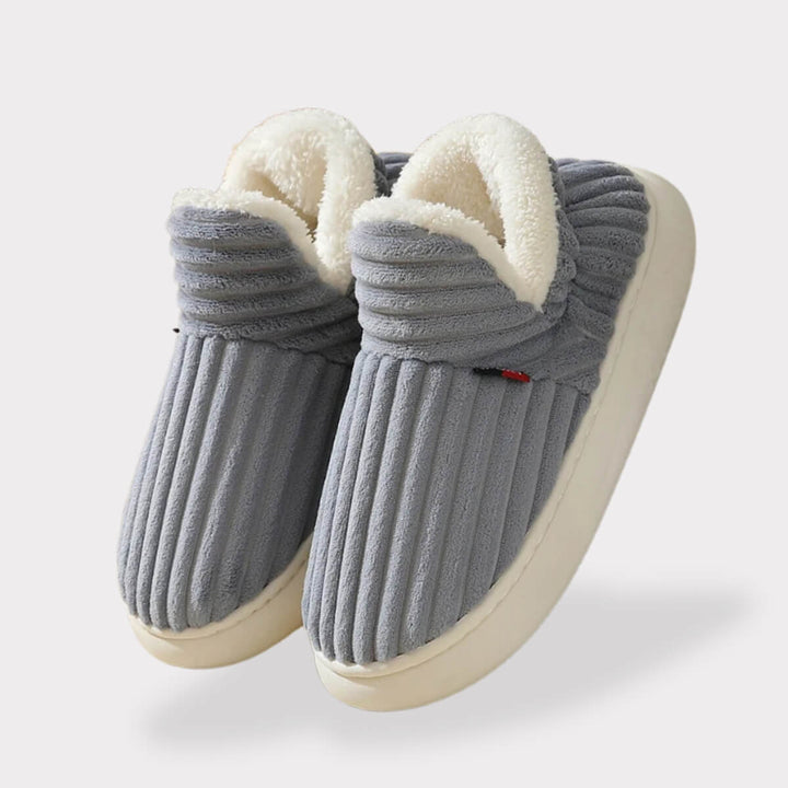 Vintertofflor - Unisex varma mjuka tofflor för inomhusbruk-Eva Jonsson