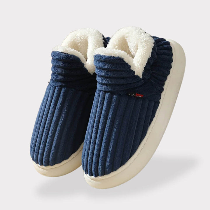 Vintertofflor - Unisex varma mjuka tofflor för inomhusbruk-Eva Jonsson