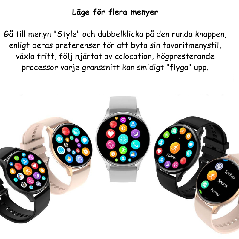 VitaFit Smartwatch | Unisex Sportklocka med hälsokontroll-Eva Jonsson
