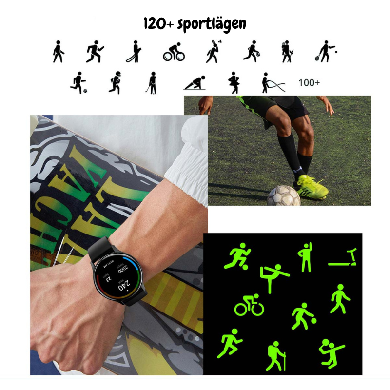 VitaFit Smartwatch | Unisex Sportklocka med hälsokontroll-Eva Jonsson