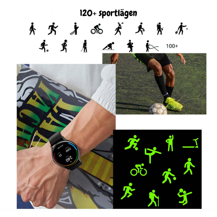 VitaFit Smartwatch | Unisex Sportklocka med hälsokontroll-Eva Jonsson