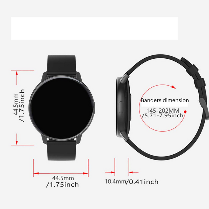 VitaFit Smartwatch | Unisex Sportklocka med hälsokontroll-Eva Jonsson