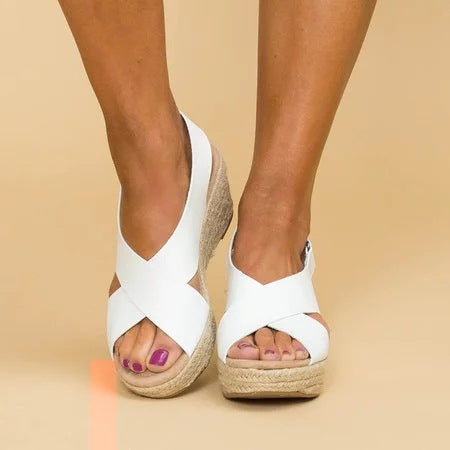 Wedge Espadrilles | Ortopediska | Plattform | Wedge Sandaler | Sandaler för Kvinnor-Eva Jonsson