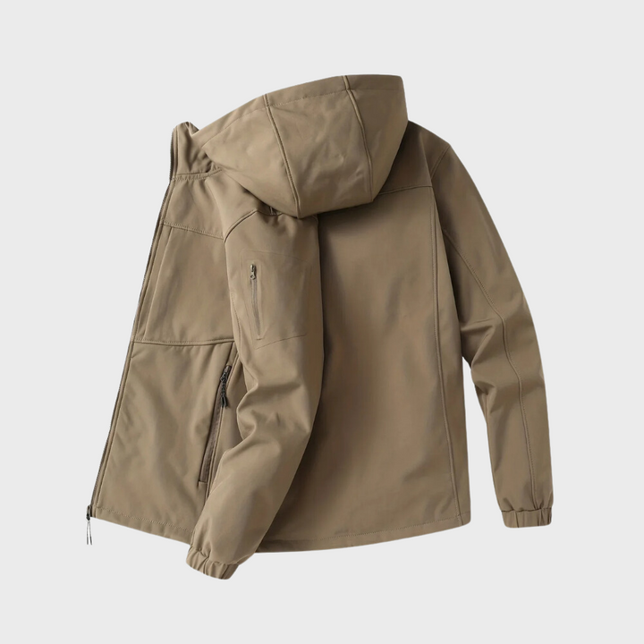 Windbreaker Jacket - Hooded Zip-Up för män - Vindtät utomhusjacka-Eva Jonsson
