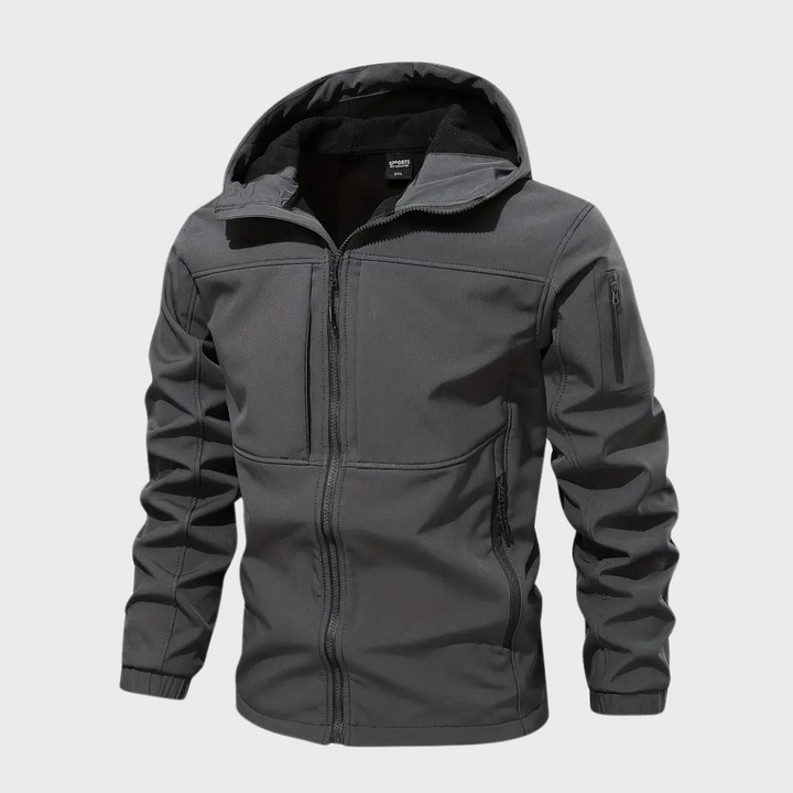 Windbreaker Jacket - Hooded Zip-Up för män - Vindtät utomhusjacka-Eva Jonsson
