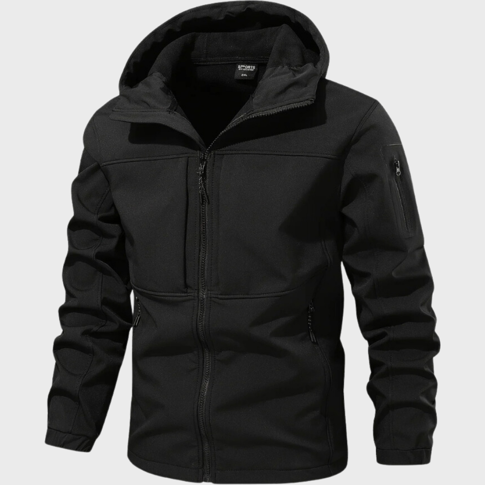 Windbreaker Jacket - Hooded Zip-Up för män - Vindtät utomhusjacka-Eva Jonsson