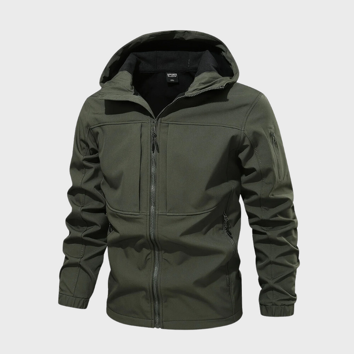 Windbreaker Jacket - Hooded Zip-Up för män - Vindtät utomhusjacka-Eva Jonsson