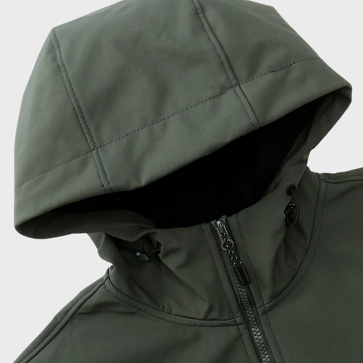 Windbreaker Jacket - Hooded Zip-Up för män - Vindtät utomhusjacka-Eva Jonsson