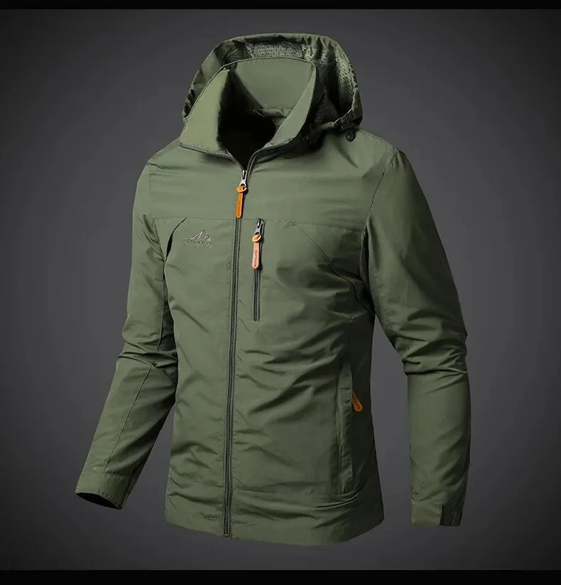 Windbreakerjacka - Huva - Vattentät - Outdoorjacka - Jackor för herrar-Eva Jonsson