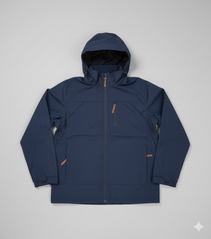 Windbreakerjacka - Huva - Vattentät - Outdoorjacka - Jackor för herrar-Eva Jonsson