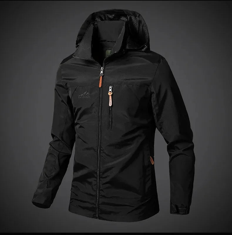 Windbreakerjacka - Huva - Vattentät - Outdoorjacka - Jackor för herrar-Eva Jonsson