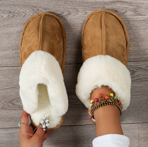 Winterpantoffels - Warm - Binnen - Fluffy pantoffels - Huispantoffels-Eva Jonsson