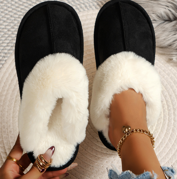 Winterpantoffels - Warm - Binnen - Fluffy pantoffels - Huispantoffels-Eva Jonsson