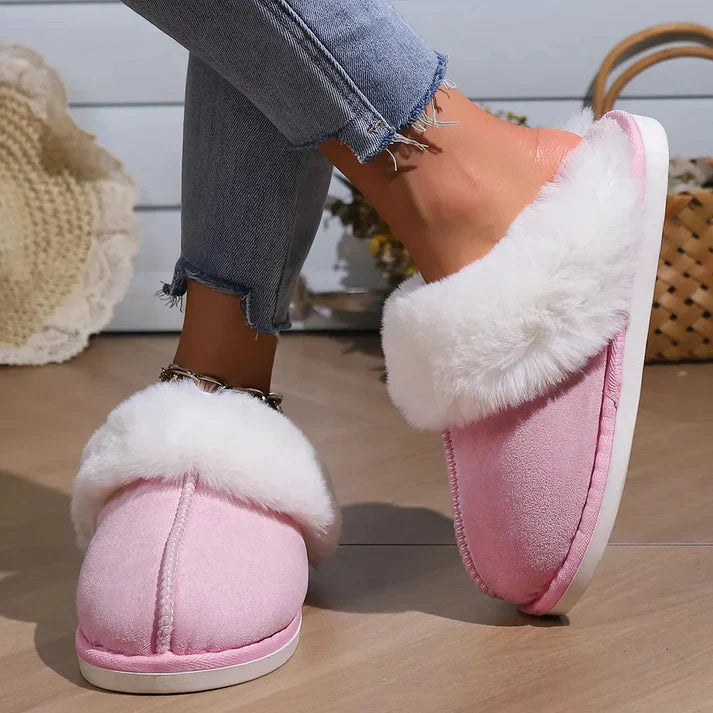 Winterpantoffels - Warm - Binnen - Fluffy pantoffels - Huispantoffels-Eva Jonsson