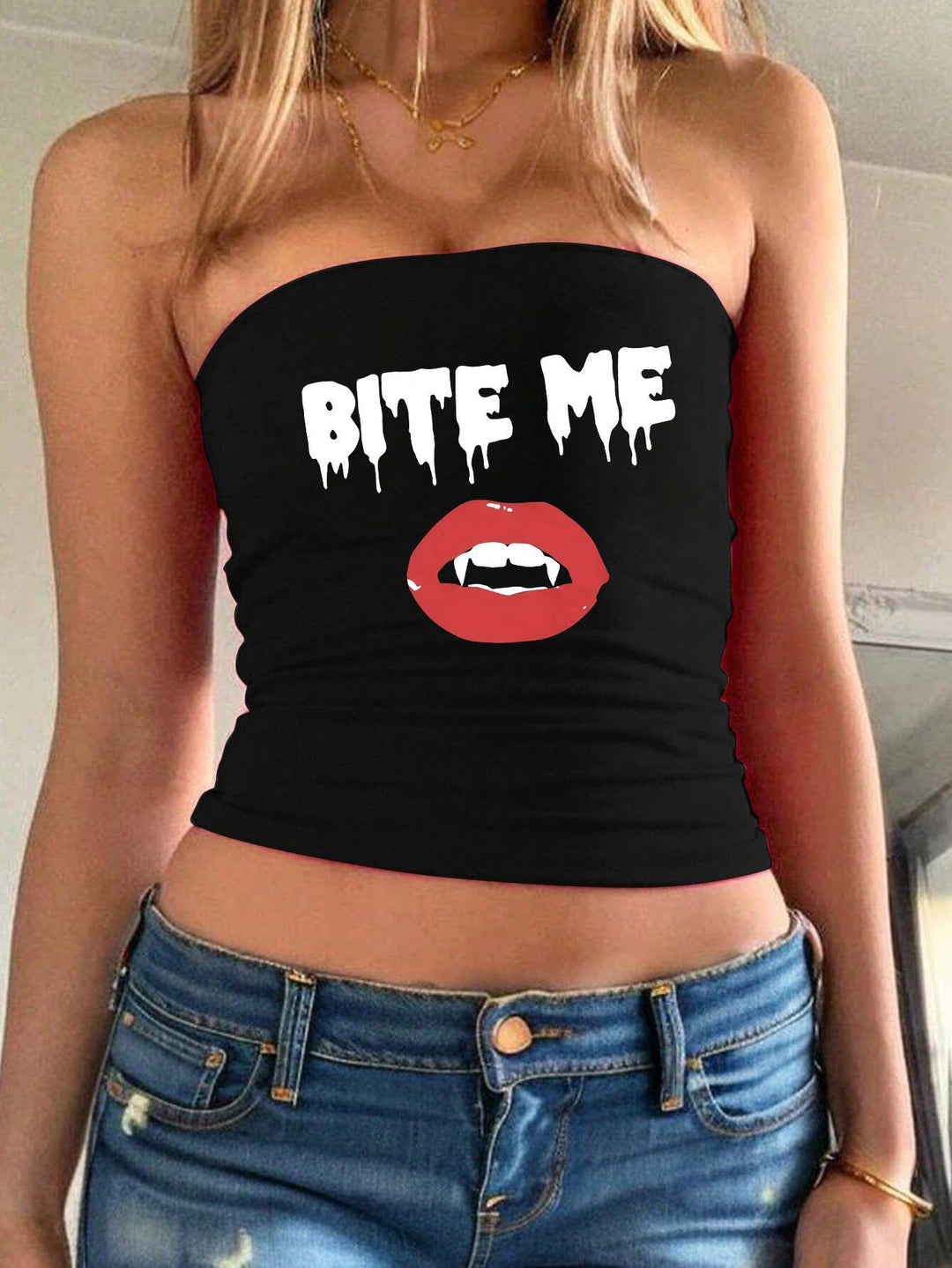 Women Bandeau top with smooth ghost design Mirla-Eva Jonsson