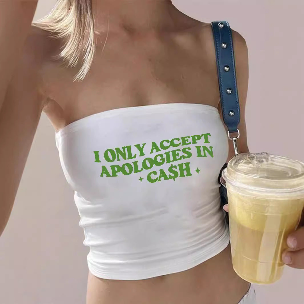 Women Bandeau top with smooth ghost design Mirla-Eva Jonsson