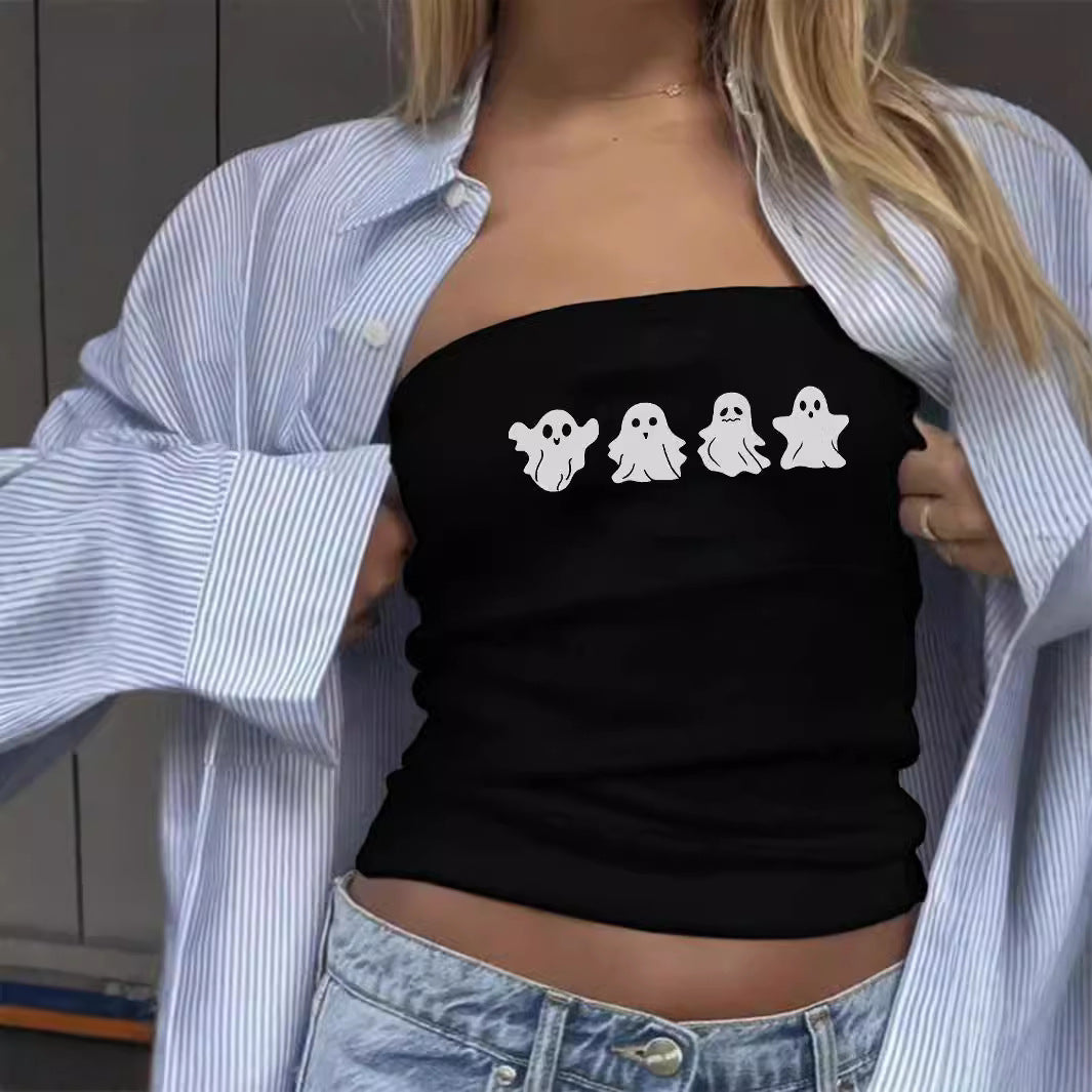 Women Bandeau top with smooth ghost design Mirla-Eva Jonsson