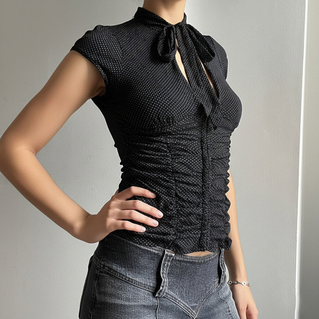 Women Elegant Ruffle Skirt with Nice Band Mirla-Eva Jonsson