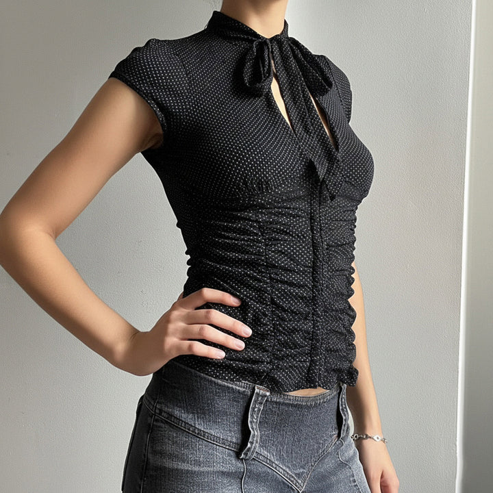 Women Elegant Ruffle Skirt with Nice Band Mirla-Eva Jonsson